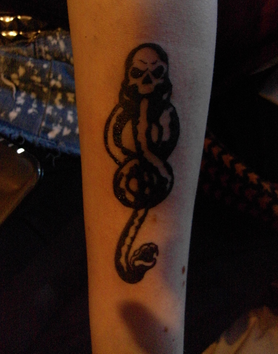 Dark mark tattoo