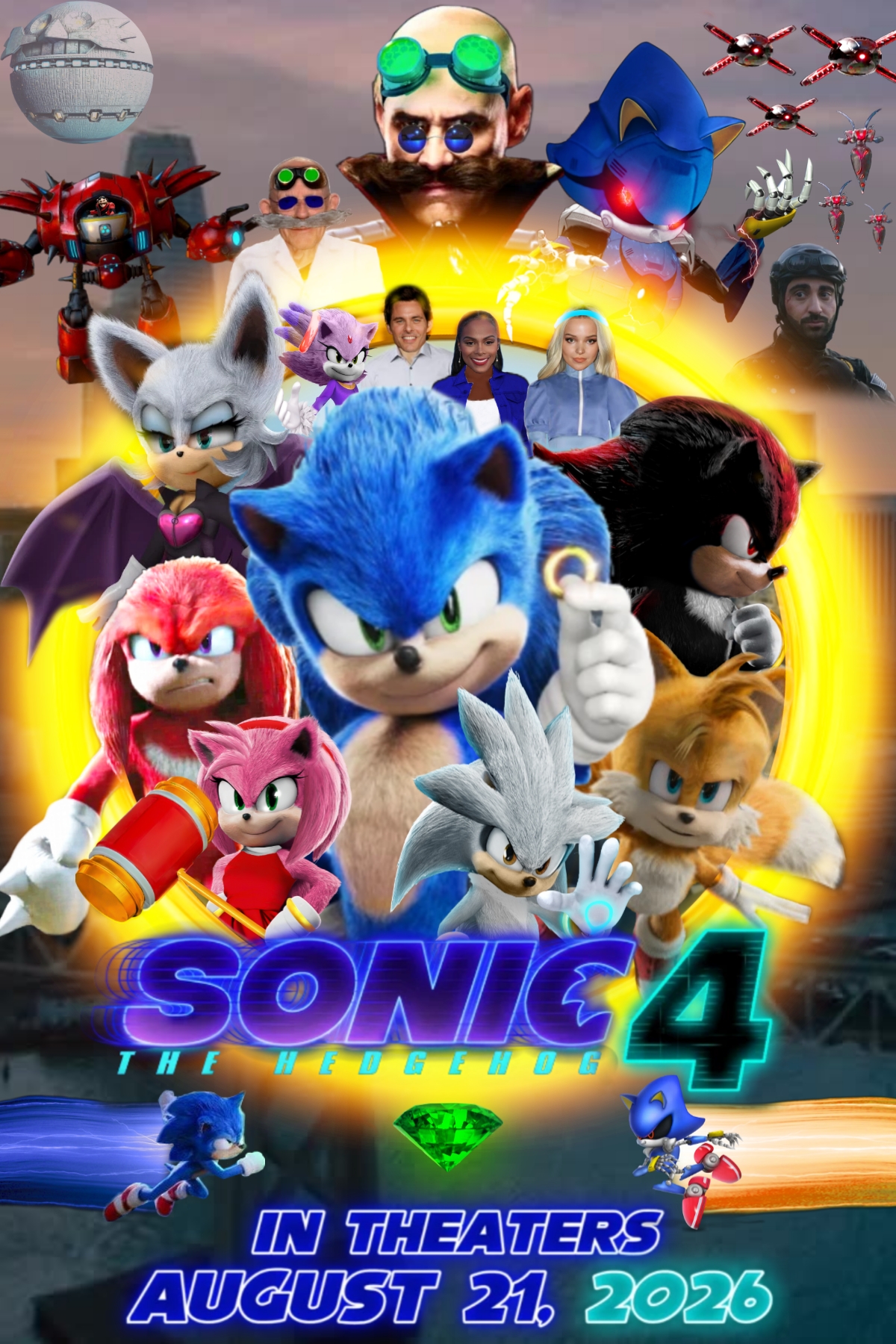 Sonic the Hedgehog 4 Movie Poster (4th of July) by gcjdfkjbrfguithgiuht on  DeviantArt