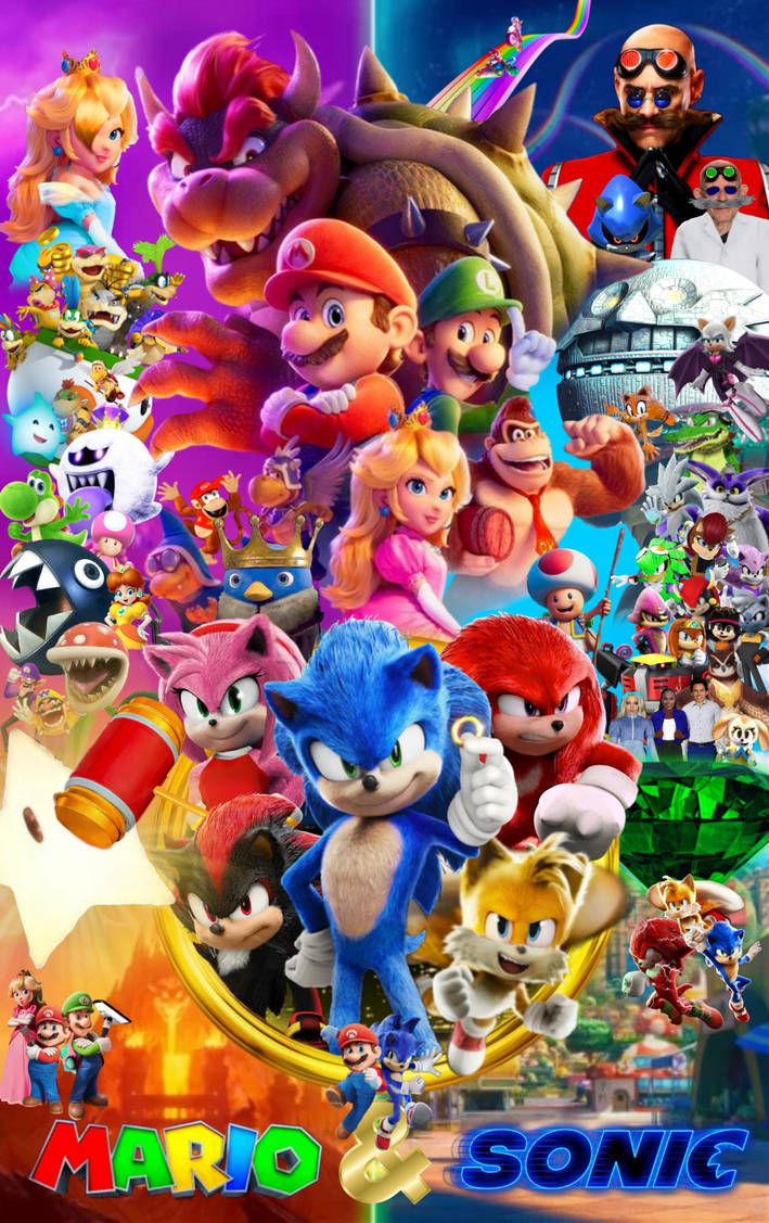Mario and Sonic custom poster by Nikisawesom on DeviantArt