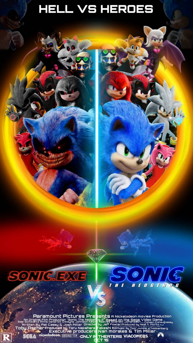 Sonic.exe vs Sonic The Hedgehog by Nikisawesom on DeviantArt