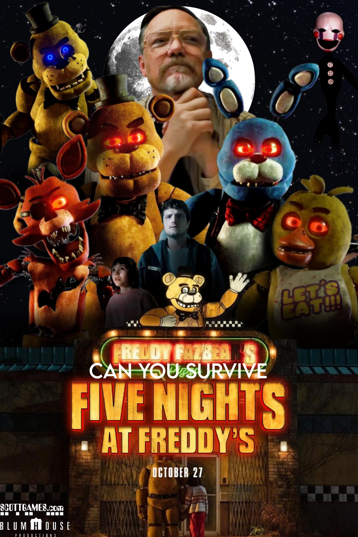 Fnaf 2 movie poster by marvelous554 on DeviantArt