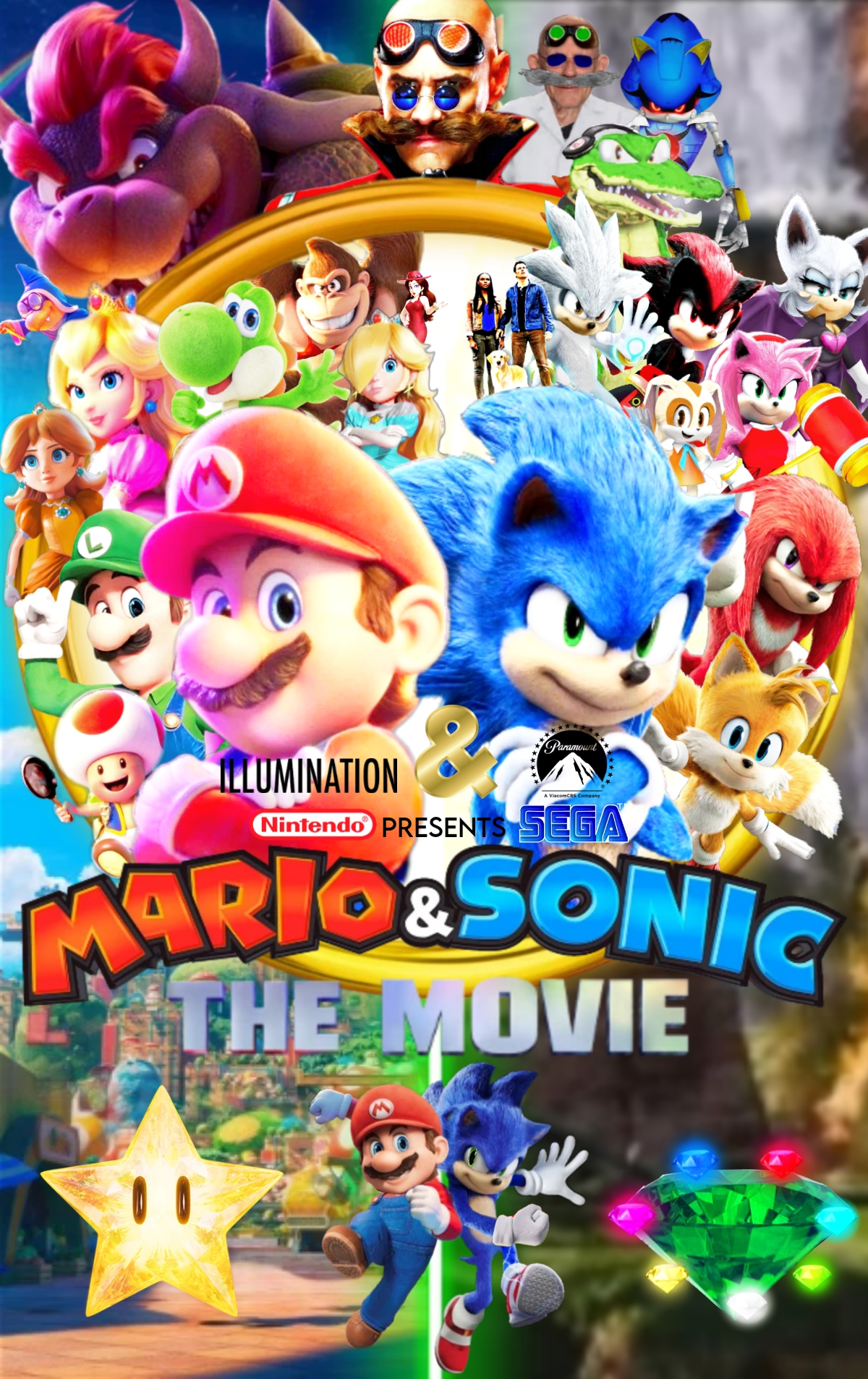 Mario And Sonic fanmade movie poster by Nikisawesom on DeviantArt