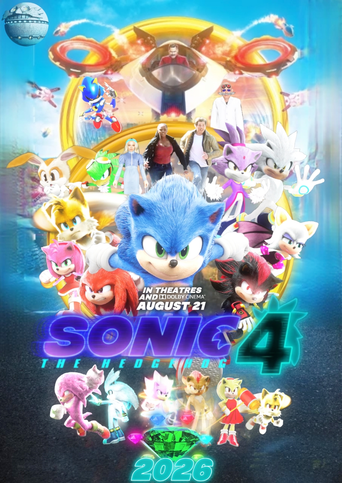 A Sonic Movie 4 poster I made