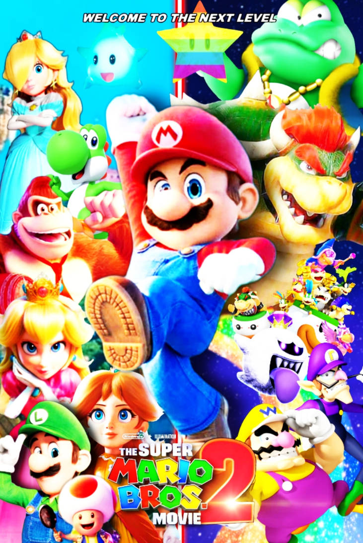 The Super Mario Bros Movie 2 Custom Poster By Nikisawesom On DeviantArt The super mario bros movie 2 custom poster by nikisawesom on deviantart