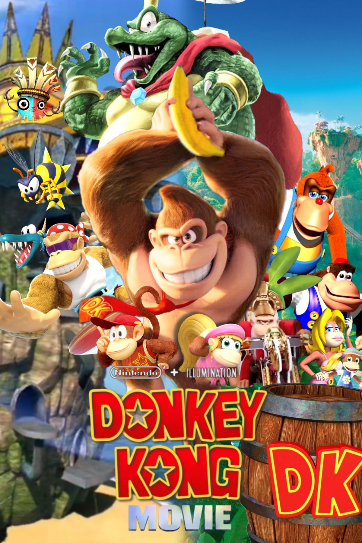 Custom Donkey Kong Movie poster by Nikisawesom on DeviantArt