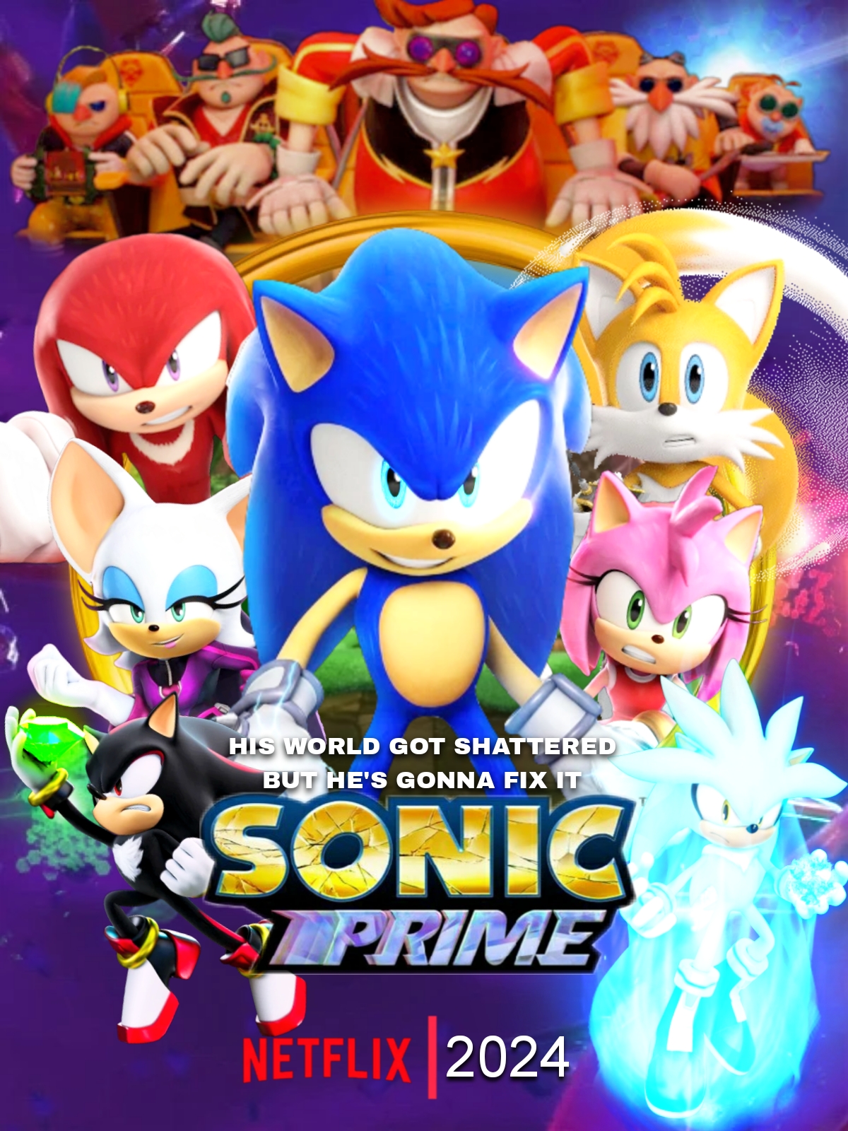 Sonic Prime season 3 custom poster #2 by Nikisawesom on DeviantArt