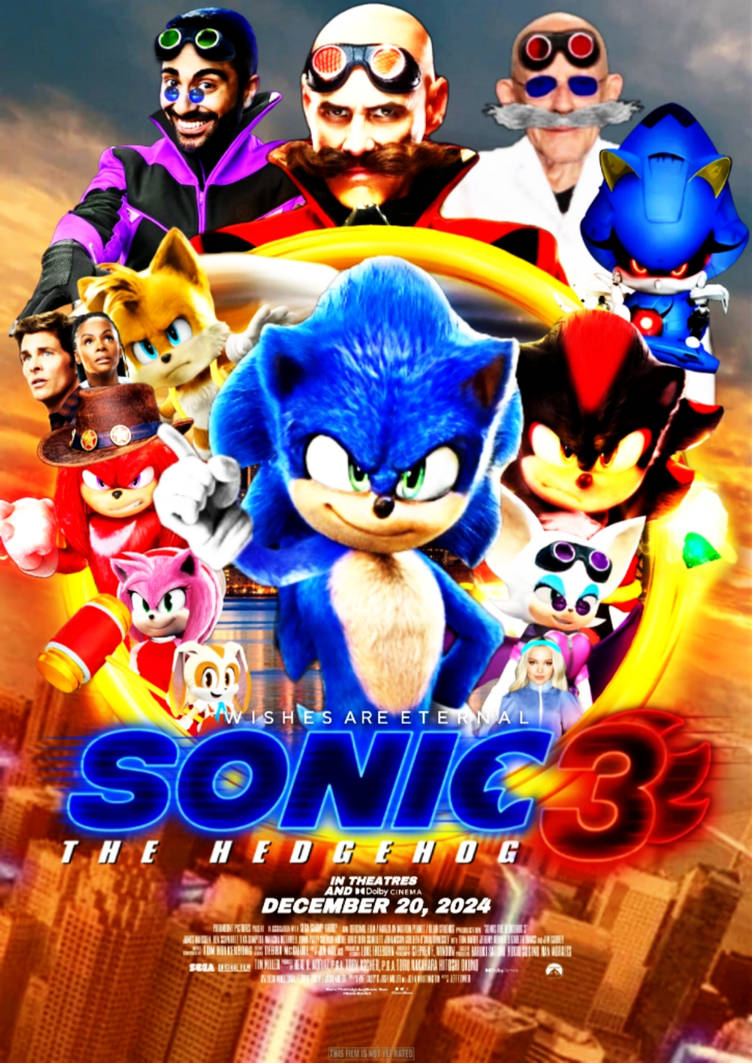 Sonic movie 3 poster fanmade high quality by Bendyistoocool1117 on  DeviantArt