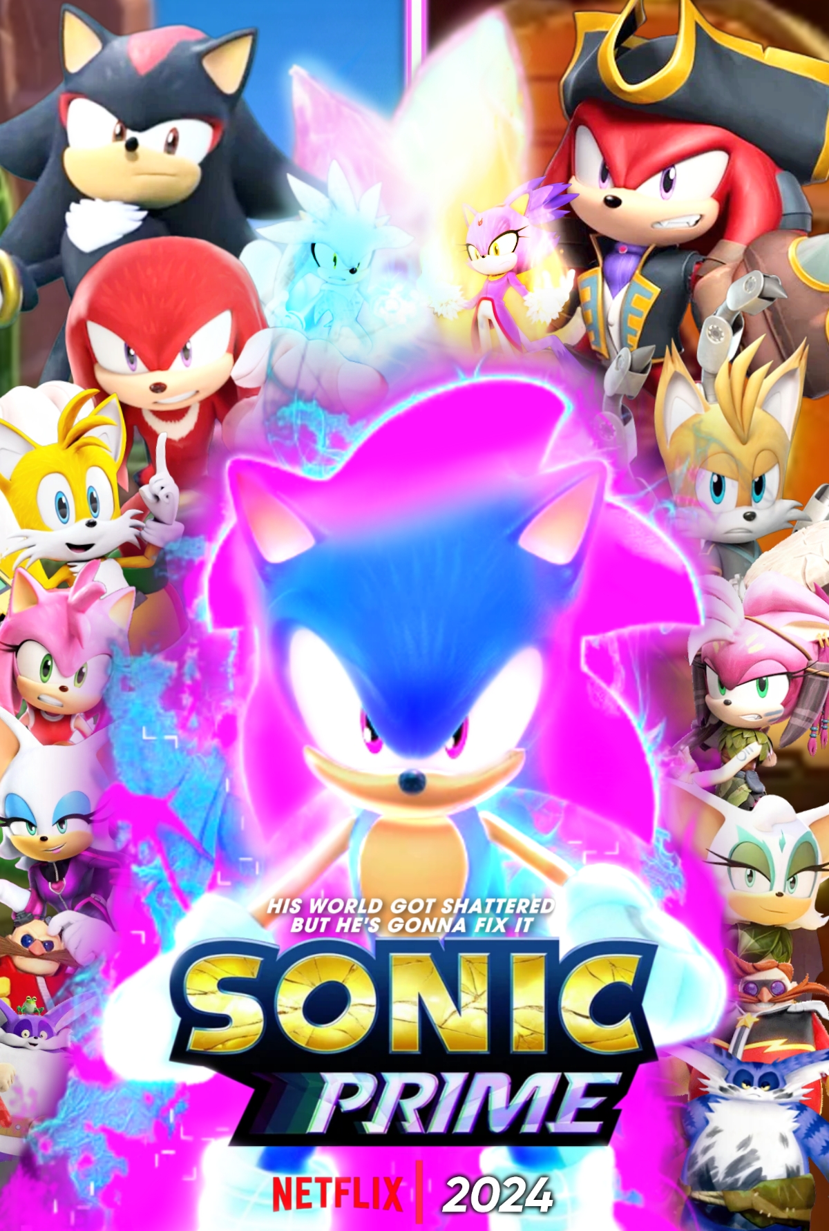 Sonic Prime season 3 custom poster #4 by Nikisawesom on DeviantArt