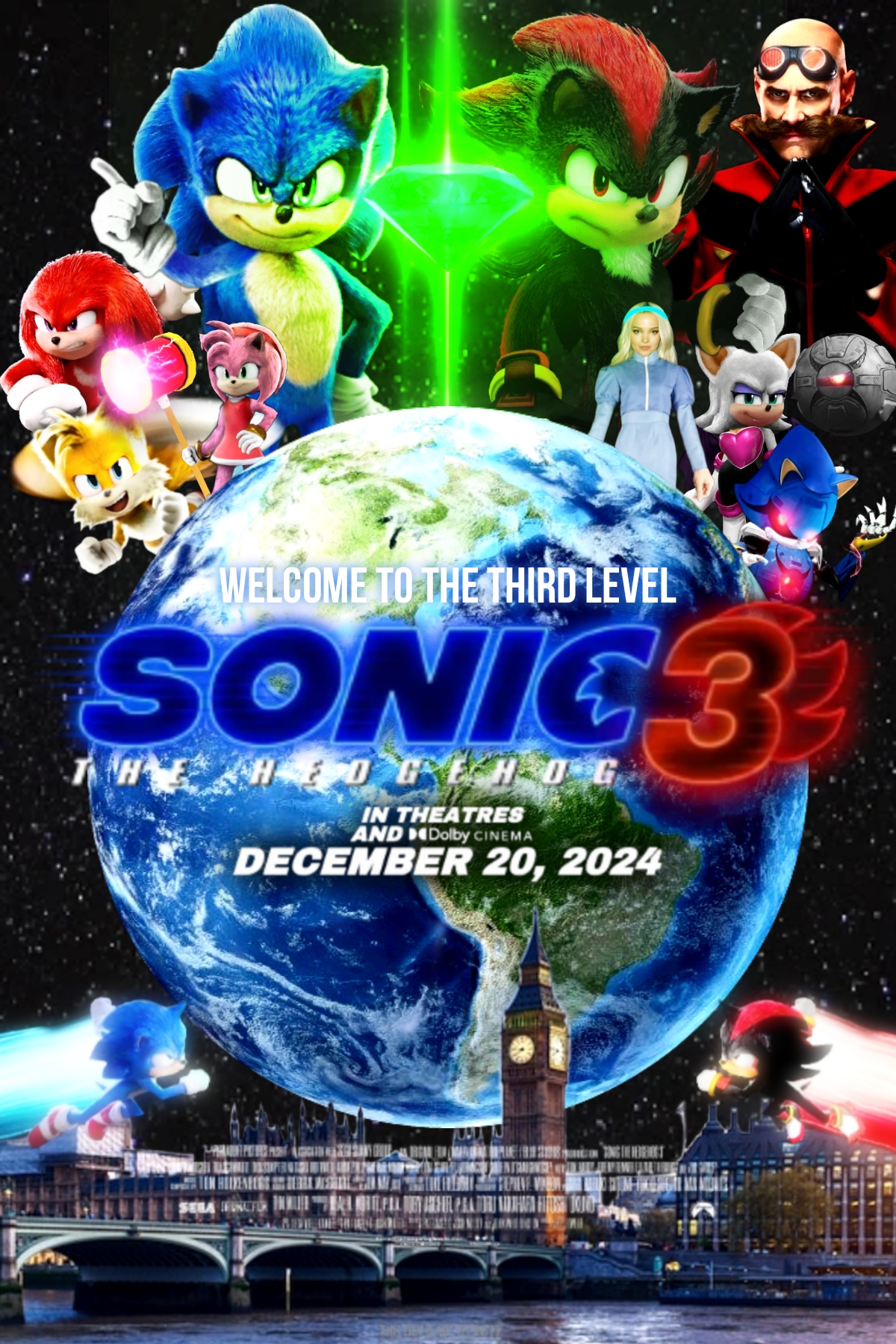 Sonic Movie 3 Poster by Mariorainbow6 on DeviantArt