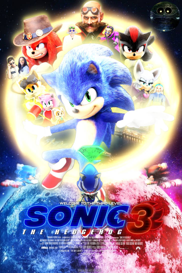 Sonic The Hedgehog 3 Official Movie Logo by SonicOverload2021 on DeviantArt