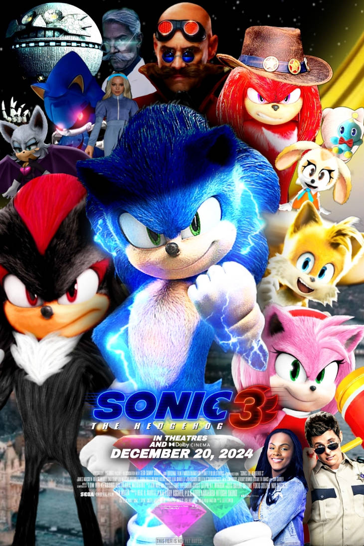 Sonic Movie 3 - Concept Teaser Poster by heybolol on DeviantArt