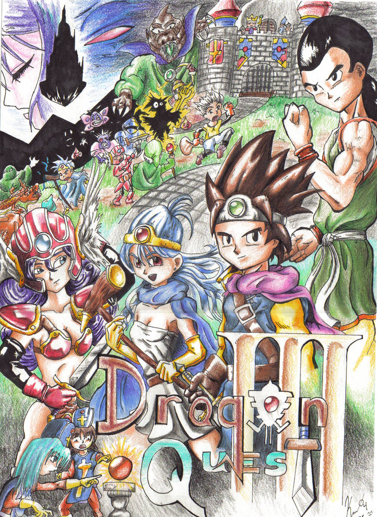 Dragon Quest III] Hero and Warrior by DeeTheArtist on DeviantArt