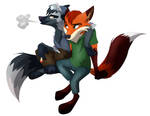 Lynda and Max by albinoraven666fanart
