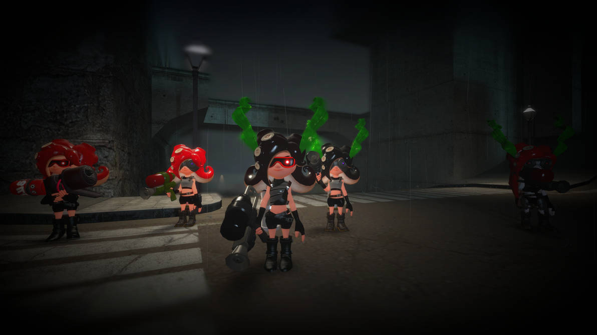 Octoling Squad Appears by Illismi on DeviantArt
