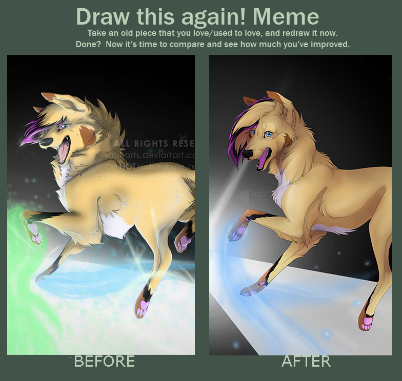 Draw this again meme - follow me down