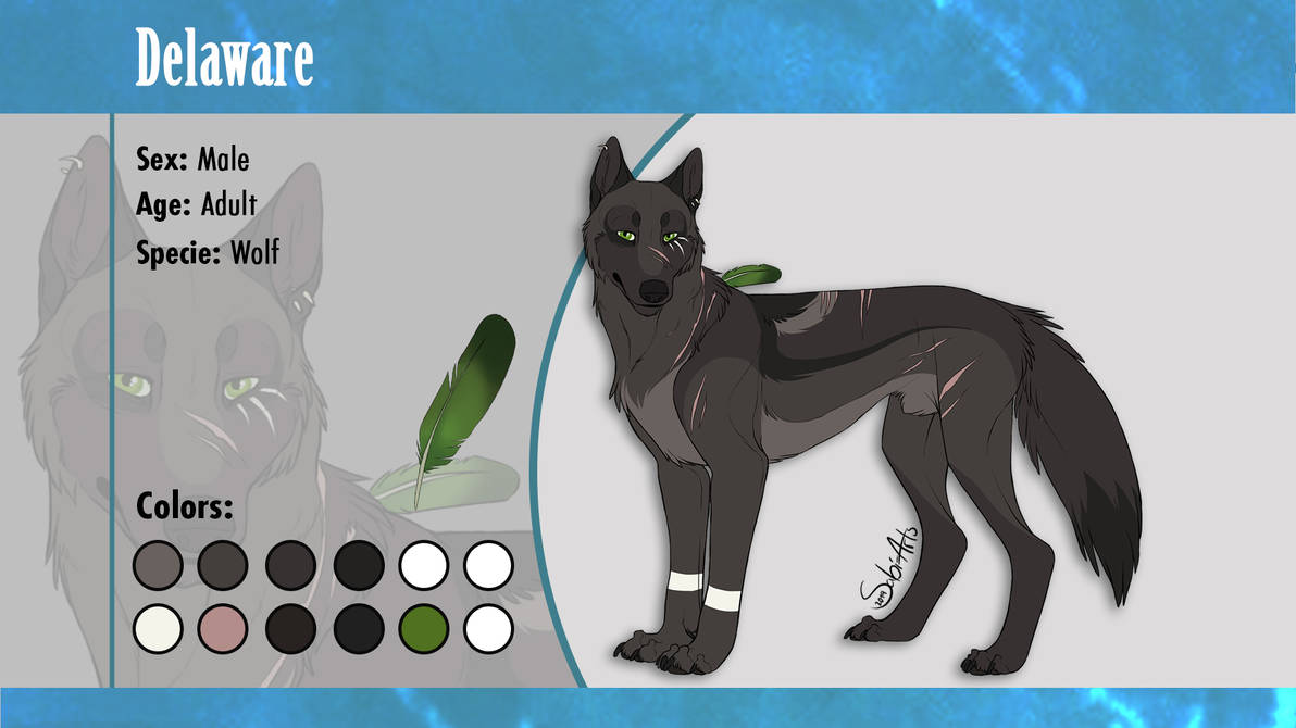 Delaware Reference Delaware | Reference sheet by Sabi-Arts on DeviantArt