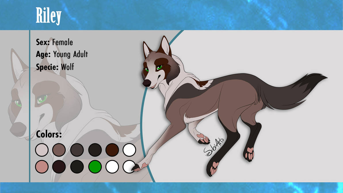 Riley | Reference sheet by Sabi-Arts on DeviantArt