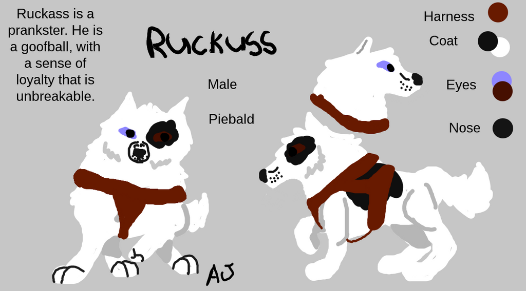 Ruckuss Reference Sheet by TearOfTheWolf on DeviantArt
