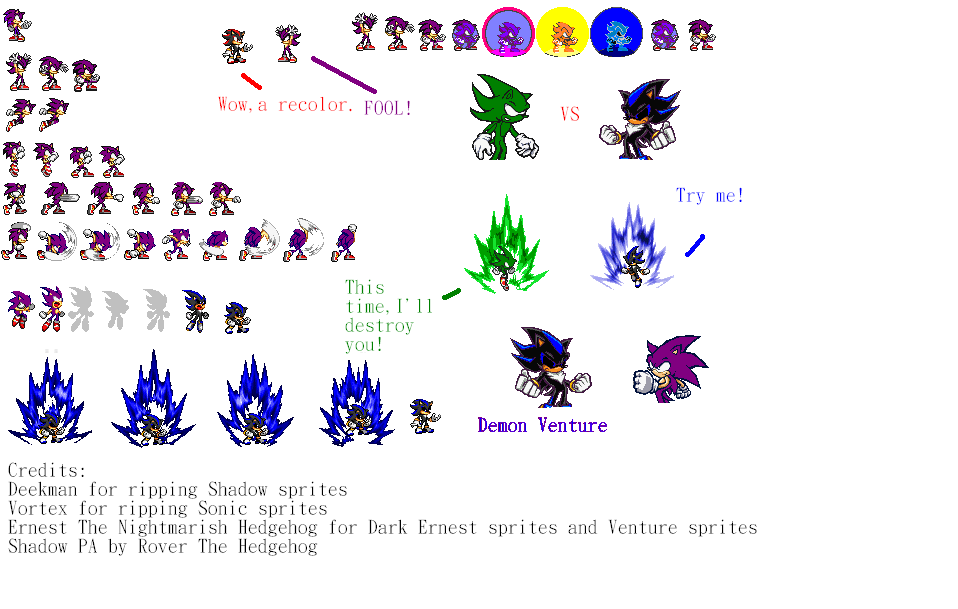 Dark Sonic sprites still more by Phantom644 on DeviantArt