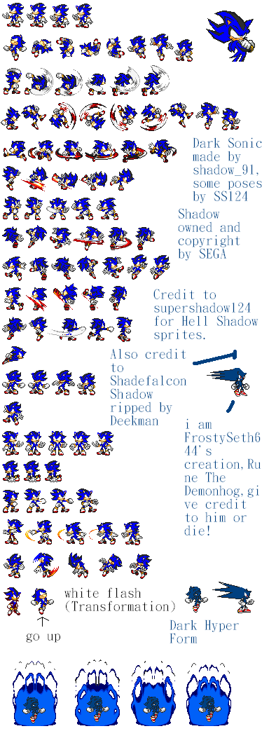 Orochi sonic sprites by ralord on DeviantArt