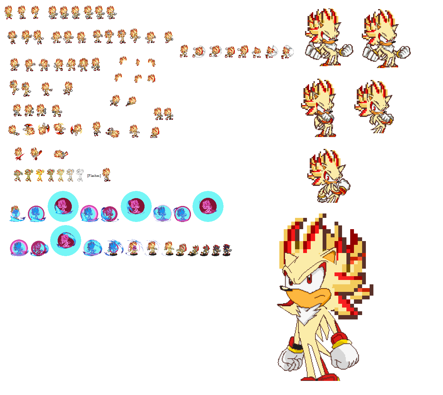 seelkadoom the hedgehog sprite sheet by mrsupersonic1671