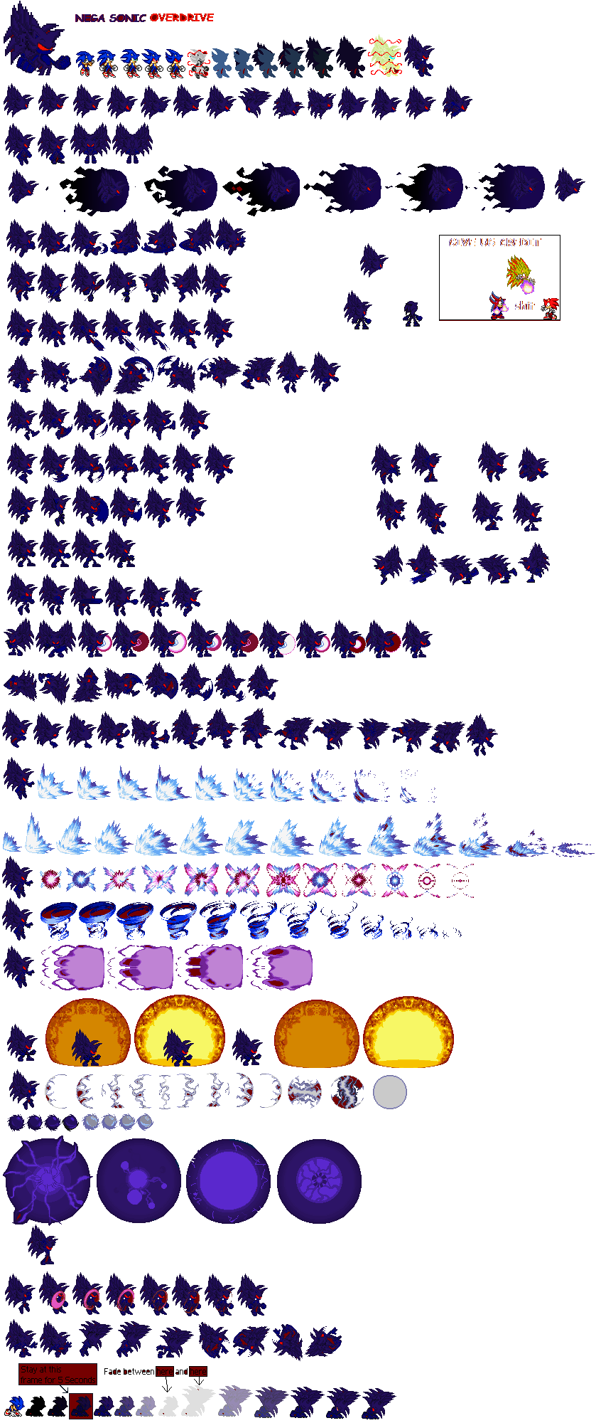 Custom Sonic Sprite Sheet by TaymenTheHedgehog on DeviantArt