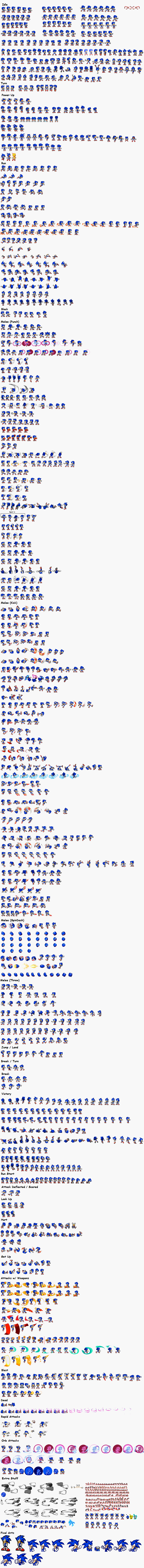 The Ultimate Sonic Sprite Pack