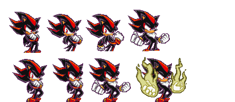 Death Battle Wiki - Shadow The Hedgehog Pixel Art, HD Png Download