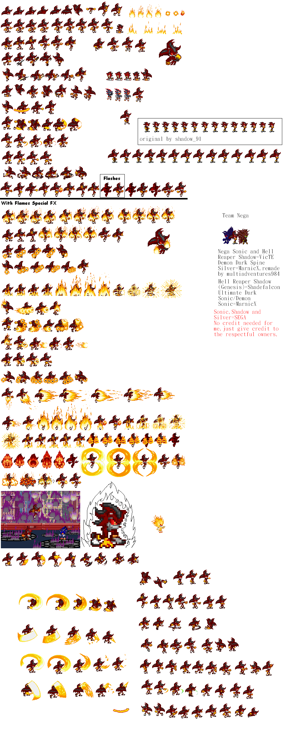 Darkspine Sonic sprites sheet updated W.I.P by DarkSeth644 on