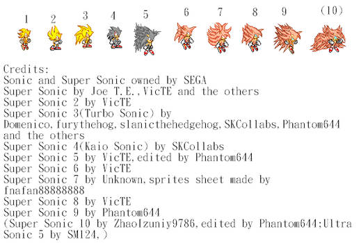 Semi Darkspine Sonic 9 sprites by Phantom644 on DeviantArt