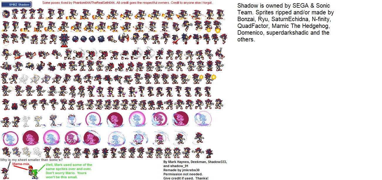 Darkspine Sonic sprites sheet updated W.I.P by DarkSeth644 on