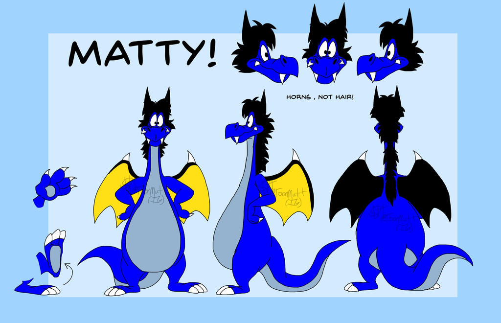 Matty Reference Sheet 2 by KornerPokett on DeviantArt