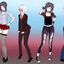 Femboy Weiss and Bleiss Uniforms and Casual Oufits