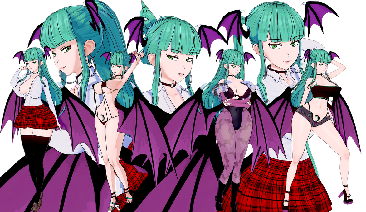 Mmd Morrigan Morrigan Aensland Model by FatallyObsessed on DeviantArt