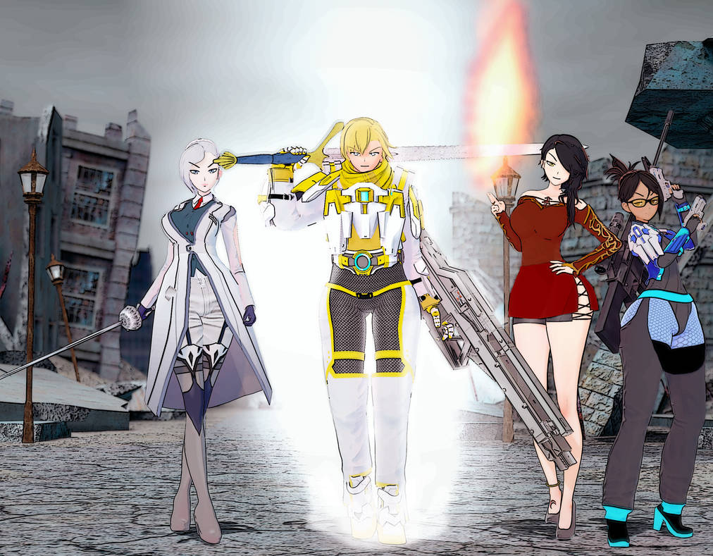 Team ASFT (Jaune as Leader) by FatallyObsessed on DeviantArt