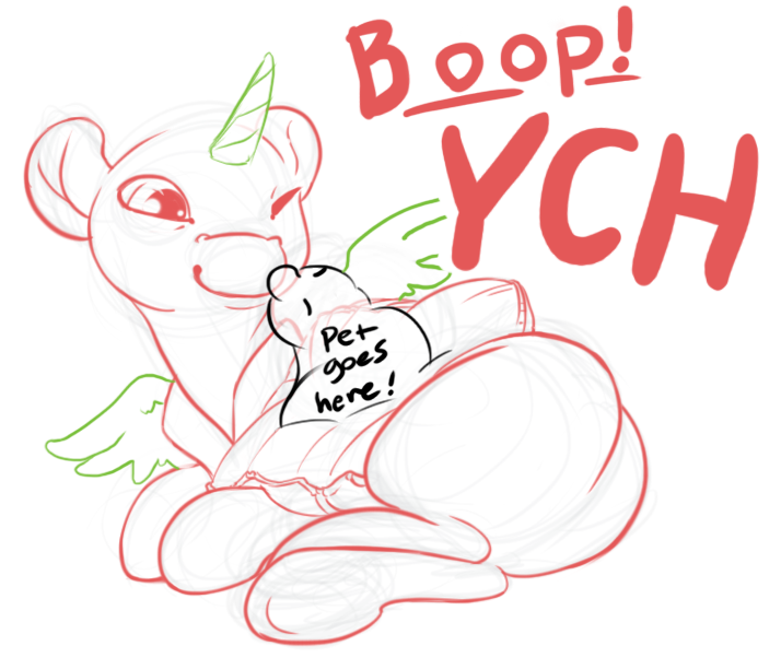 Pet Boop Pony YCH - [closed]