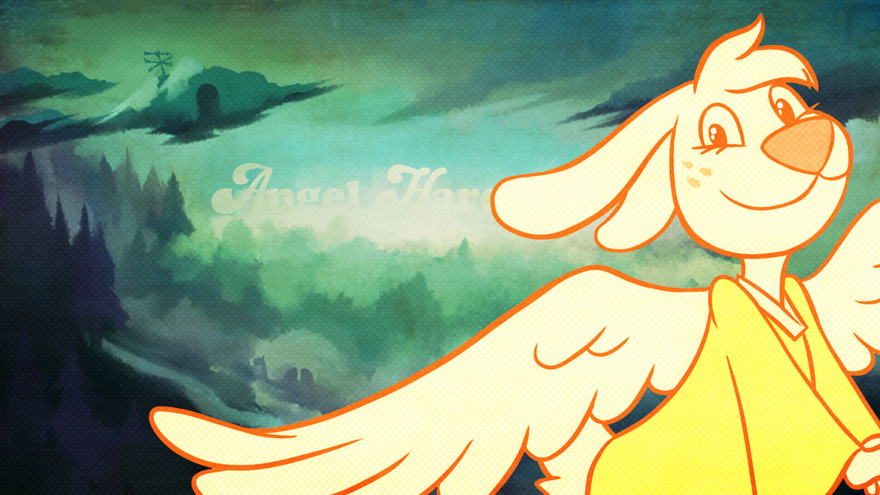 Angel Hare Wallpaper | Angel Gabby Taking a Flight by ...