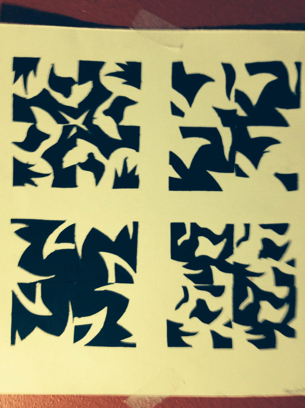 Positive and Negative Space Design II by Sparkling-Blue on DeviantArt