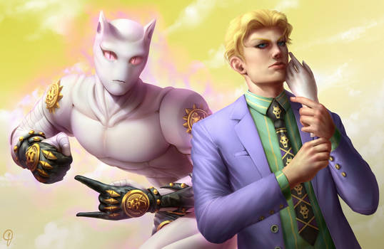 Killer Queen and Kira by LizUsui on DeviantArt