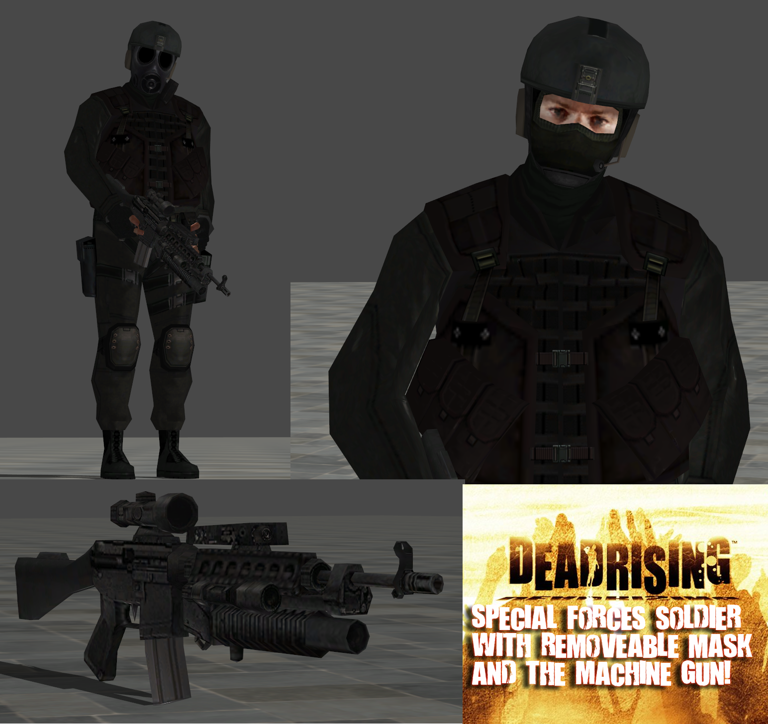 Dead Rising Special Forces for XPS/XNAlara by SOLIDCAL on DeviantArt