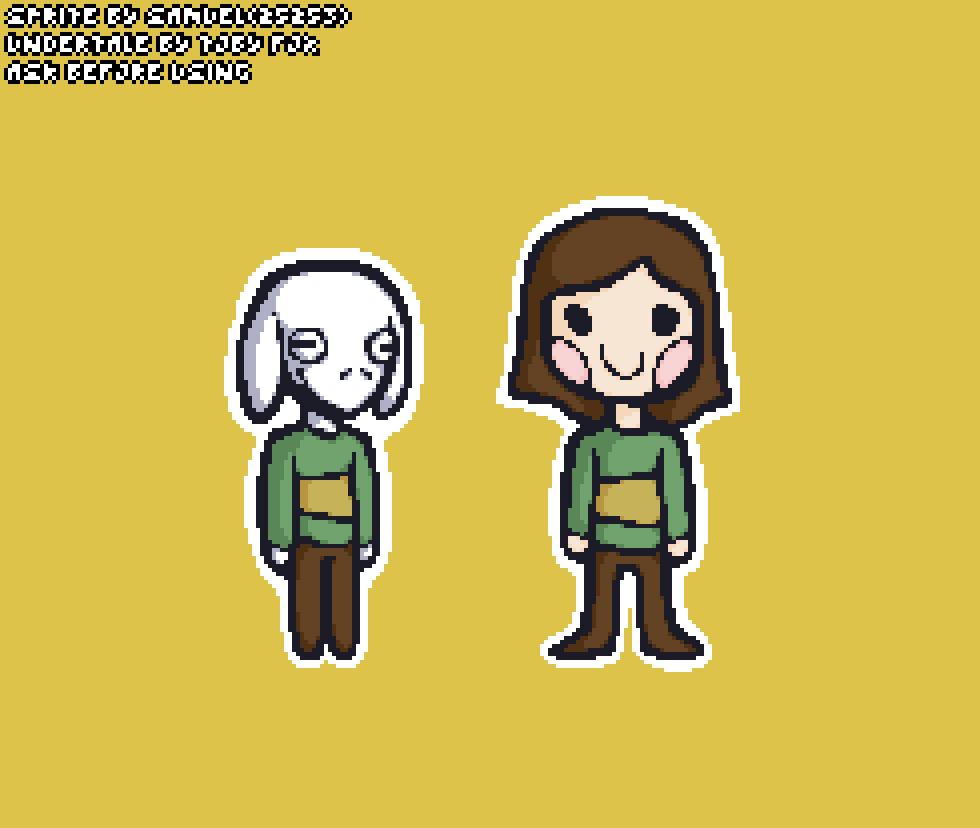 Undertale chara and asriel by Sharfav3in on DeviantArt