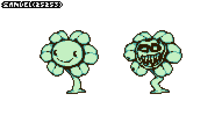 Custom Flowey Faces Sprites by EllistandarBros on DeviantArt