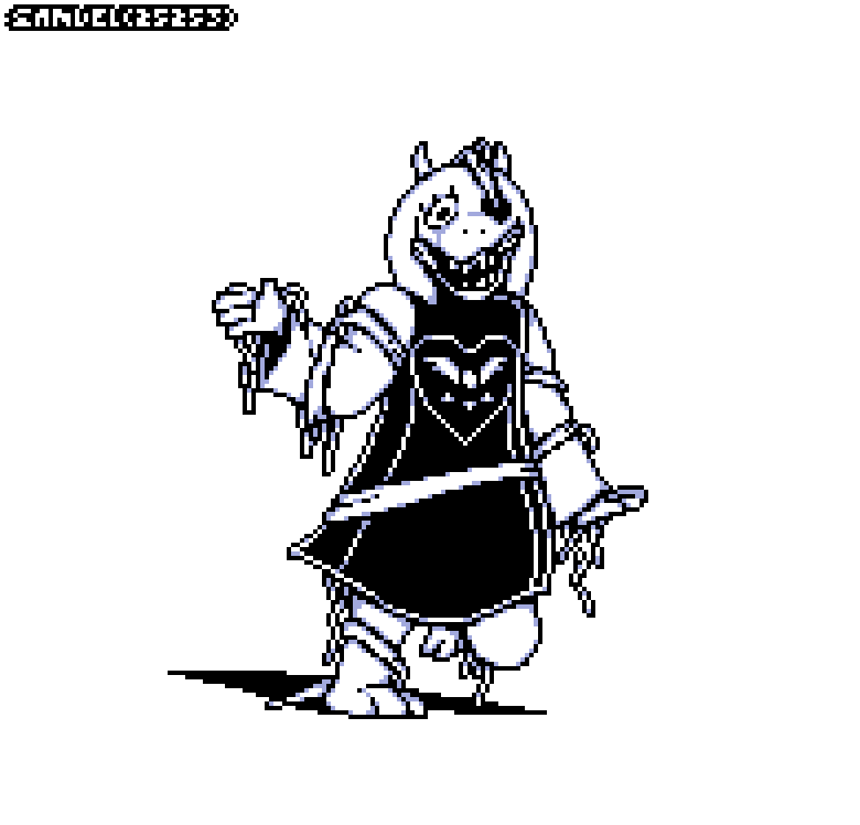 Toriel, flowey, Undertale, sprite, pixel Art, Monster, cute