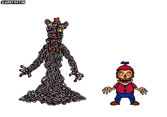 Fnaf 3 - Minigame Sprites by daunderspriter on DeviantArt