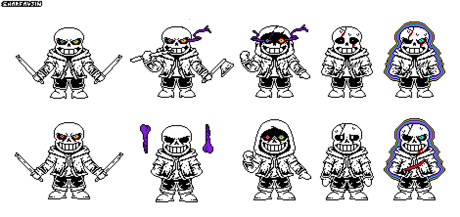 dust Sans and classic base sprites by TotalynotSnopeez on DeviantArt