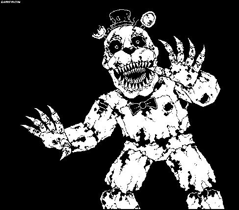 Fnaf) Glitchtrap by Sharfav3in on DeviantArt