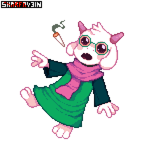 High Ralsei Ralsei high on cannabis by Sharfav3in on DeviantArt