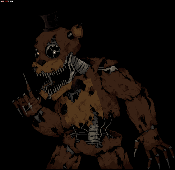 LaraArtz957 on X: Fnia Nightmare (fnaf 4) High reselution image available  on deviantart  / X