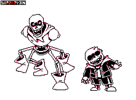UNDERTALE: TRUE MONSTERS - SKELEBROS. (COMISSION)