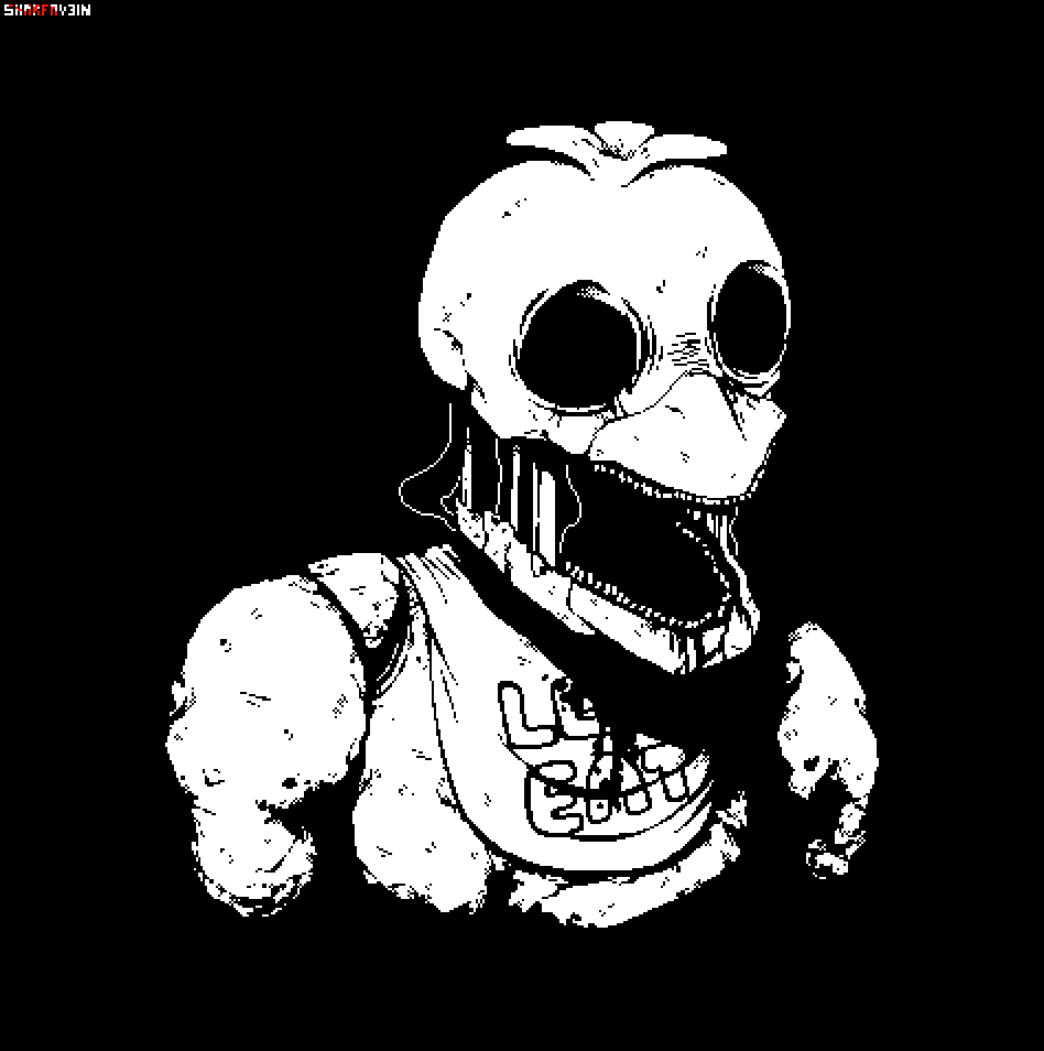 Fnaf) Glitchtrap by Sharfav3in on DeviantArt